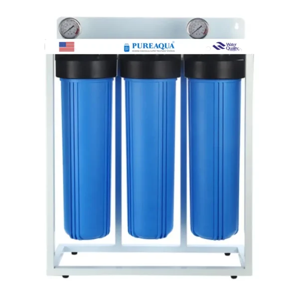 Big-Blue-Jumbo-20-Triple Stage Whole House Water Filtration System