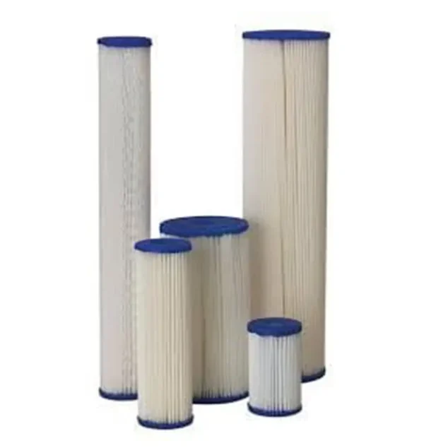 Pet plated filter cartridge